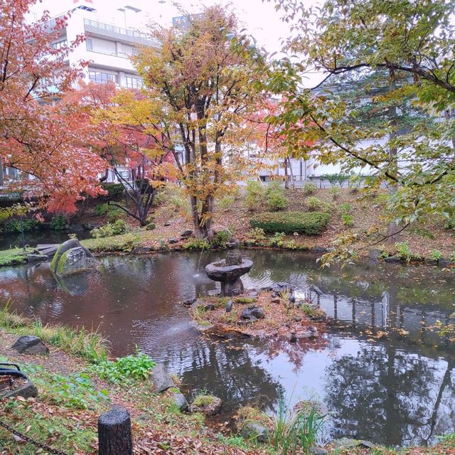 岩手県！盛岡城跡公園の紅葉