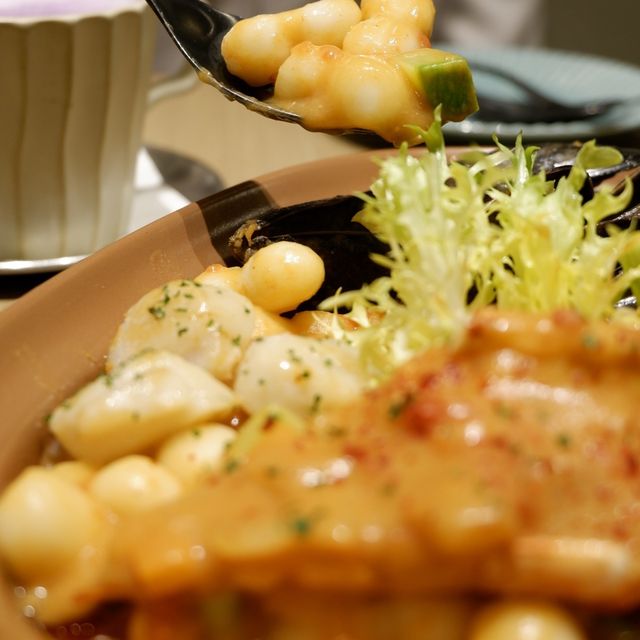 白色型格Cafe之韓式海鮮餐