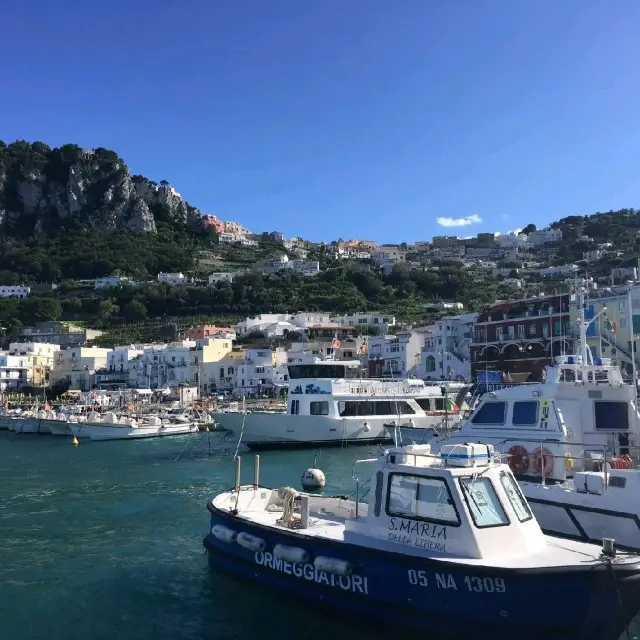 이탈리아 소렌토 반도 카프리 섬 ( 지중해 Capri ) 