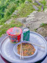 남해 보리암에서 먹는 컵라면🍜