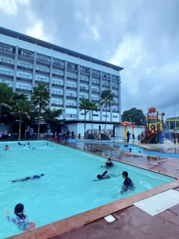 Big swimming pool for kids