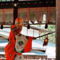 Dedication of Bugaku at Yasaka Shrine Kyoto