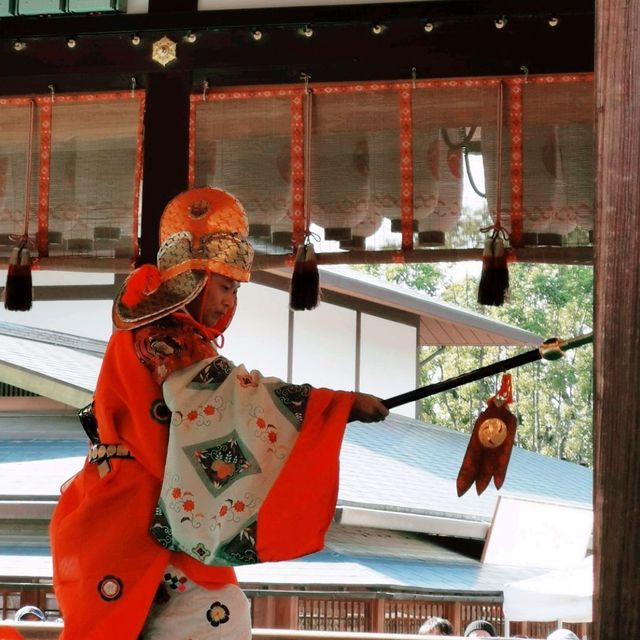 Dedication of Bugaku at Yasaka Shrine Kyoto