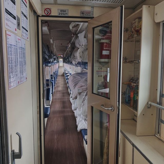 횡단열차 타고 시베리아 건너요 🚂