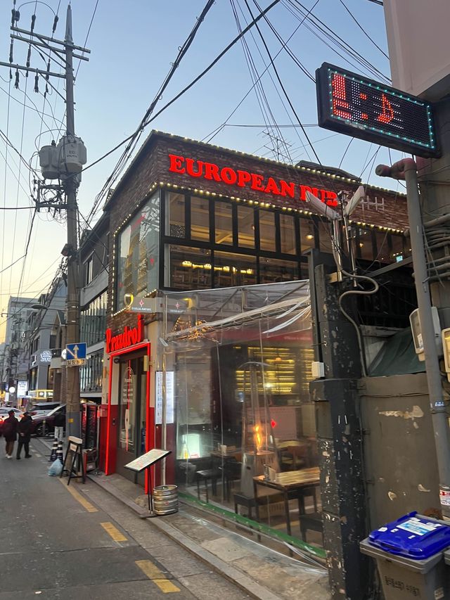 韓国/ソウル【新沙】おつまみが美味しい！広々としたビール屋さん🥹