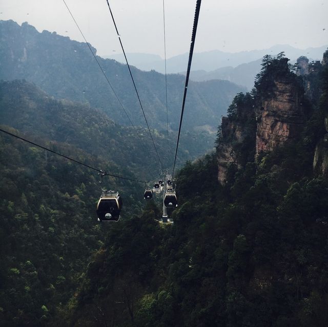 Avatar mountains in Zhangjiajie 