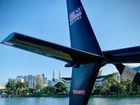 Catching a heli in Tasik Titiwangsa Lake, KL 