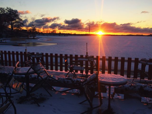 Picturesque Cafe Regatta in Helsinki❄️✈️🇫🇮