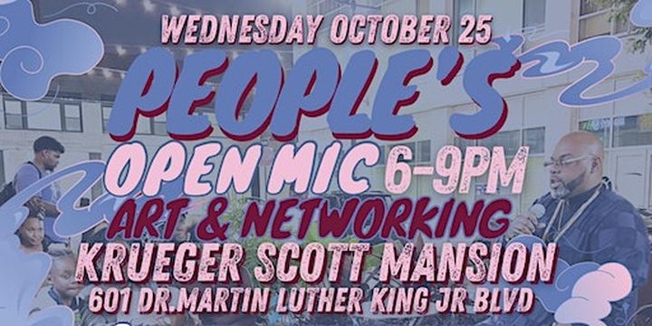 People’s Open Mic | Krueger-Scott Mansion