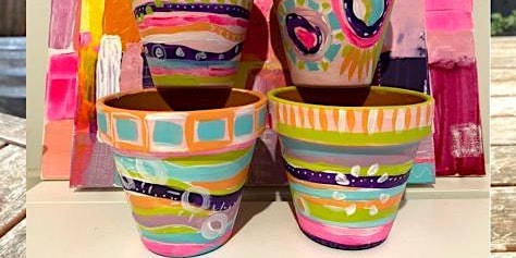Eco Visual Arts - Paint Terracotta Pot (6 - 12 years) | Strathdon House and Orchard Precinct