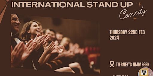 International Stand Up Comedy @Tierneys Nijmegen | Tierney's Irish Pub & Restaurant
