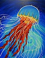Giant Jellyfish Paint and Sip in Northside Cincinnati | Northside Print Shop