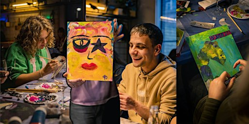 Paint and Sip After Work: Abstract Self-portrait Workshop | Café Restaurant Morlang