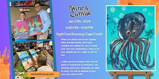 Creative Night Out Cape Coral – Eight Foot Octopus | Eight-Foot Brewing