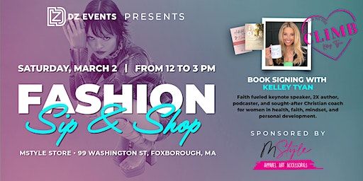 Addicted to the Climb: Kelley Tyan Book Signing, Sip, and Shop | Mstyle Store, Washington Street, Foxborough, MA, USA