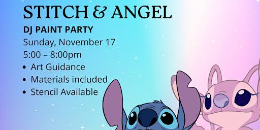 Stitch & Angel Paint Party! | The Tradewinds