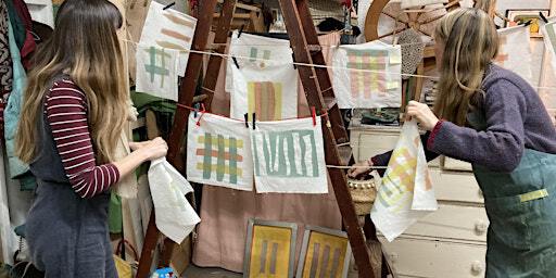 Half day Textile Printing with Natural Dyes | The Flax Project Workshop at The Plot