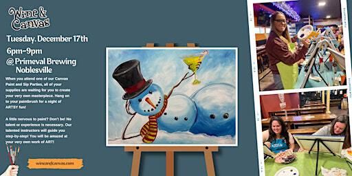 Noblesville Paint Night – Sexy Snowman | Primeval Brewing