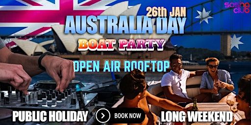 AUSTRALIA DAY BOAT PARTY | SUNSET & FIREWORKS | LONG WEEKEND | Casino Wharf