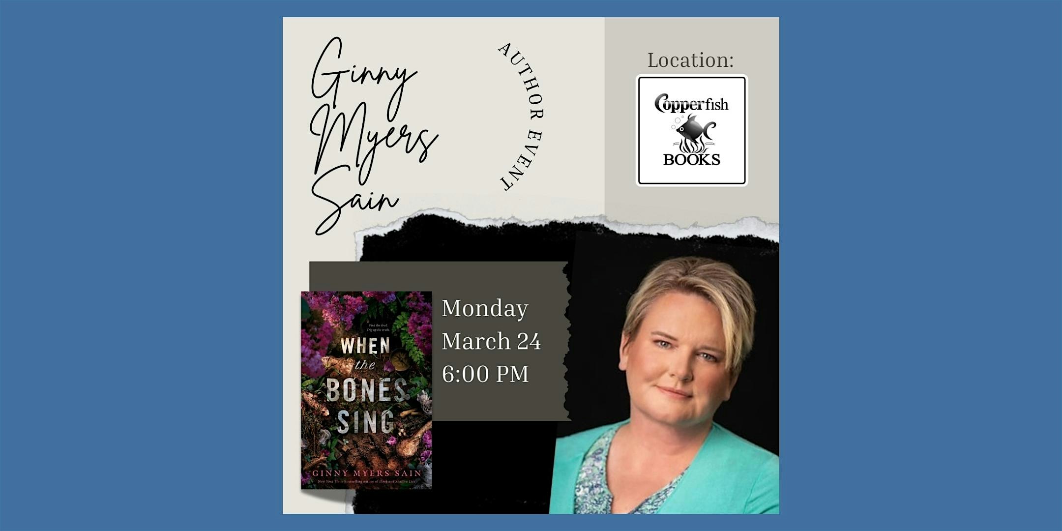 Author Ginny Myers Sain "When the Bones Sing" | Copperfish Books
