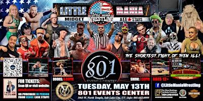 Salt Lake City, UT - Little Mania Midget Wrestling @801 Events Center | 801 Event Center