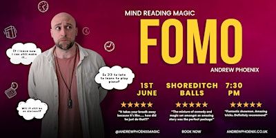 FOMO The Mind Reading Magic Show | Shoreditch Balls