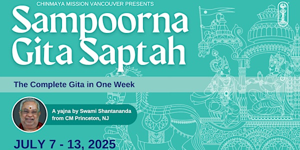 Unlocking the Bhagavad Gita: A Week with a Spiritual Master | Hindu Temple Burnaby