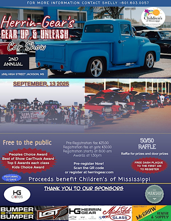 Gear Up & Unleash Car Show | 1685 High St