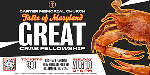 Carter Memorial Church Great Crab Fellowship | Rosedale Garden