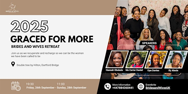 Graced for more retreat 2025 | DoubleTree by Hilton Dartford Bridge