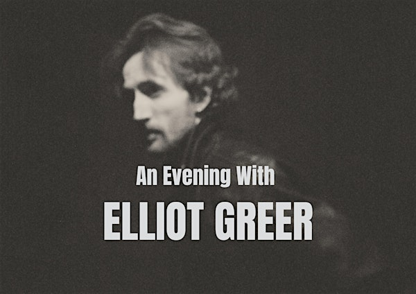 An Evening With Elliot Greer | SWG3 Poetry club