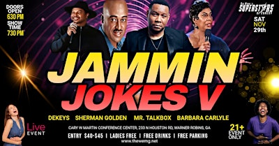 Jammin Jokes V Feat. Mr. Talkbox, Barbara Carlyle, Sherman Golden & Dekeys | Cary W. Martin Conference Center