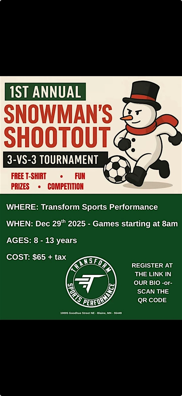 1st Annual Snowman’s Shootout | 10005 Goodhue St NE