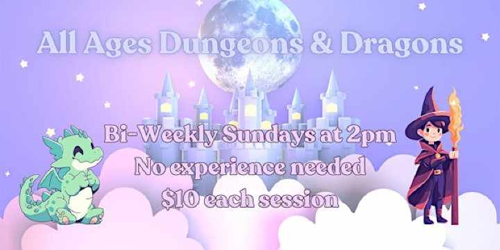 All Ages Dungeons & Dragons | Boardwalk Cafe and Games