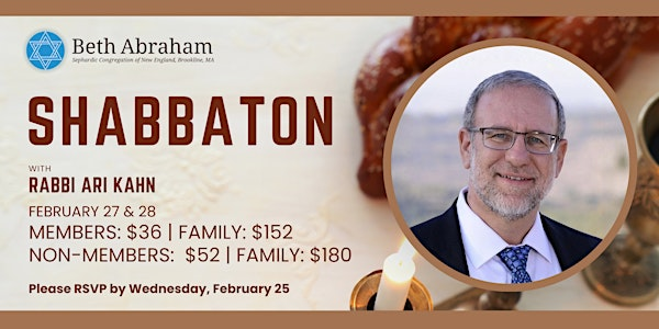 Shabbaton with Rabbi Ari Kahn | Beth Abraham Sephardic Synagogue in Boston