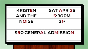 Dewey Night VIII at GIGS Courtyard ft. Kristen and the Noise! | GIGS Courtyard