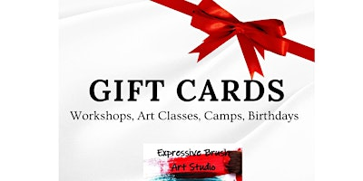 Gift Cards Art Classes | Expressive Brush Art Studio