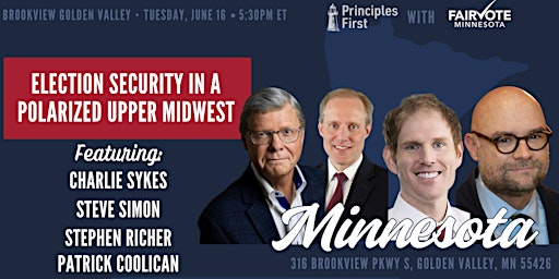 Principles First  Signature Speaker Series : Minnesota | Brookview Golden Valley