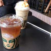 My afternoon @Starbucks cafe Night Bazar