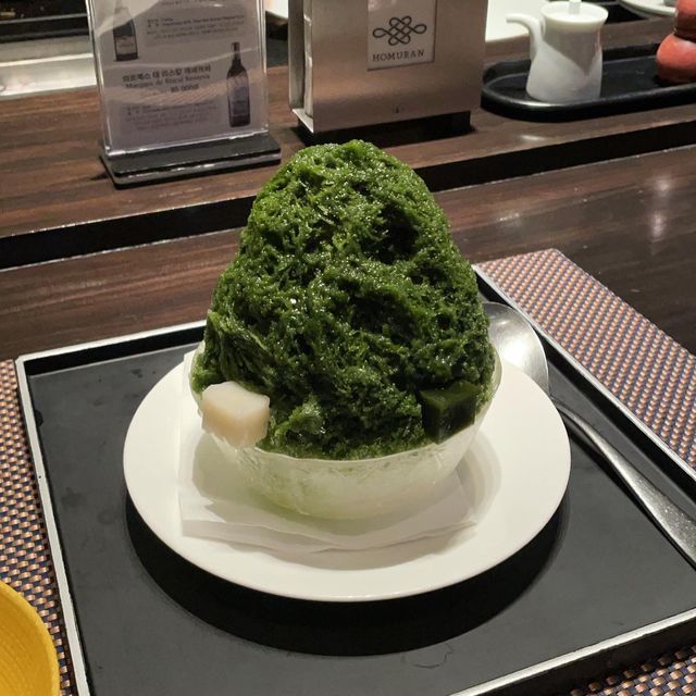 스시집인데 빙수까지 맛있으면 반칙
