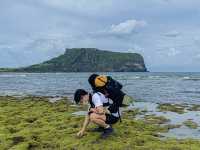 성산일출봉과 조화를 이루는 해변, 광치기해변🌊