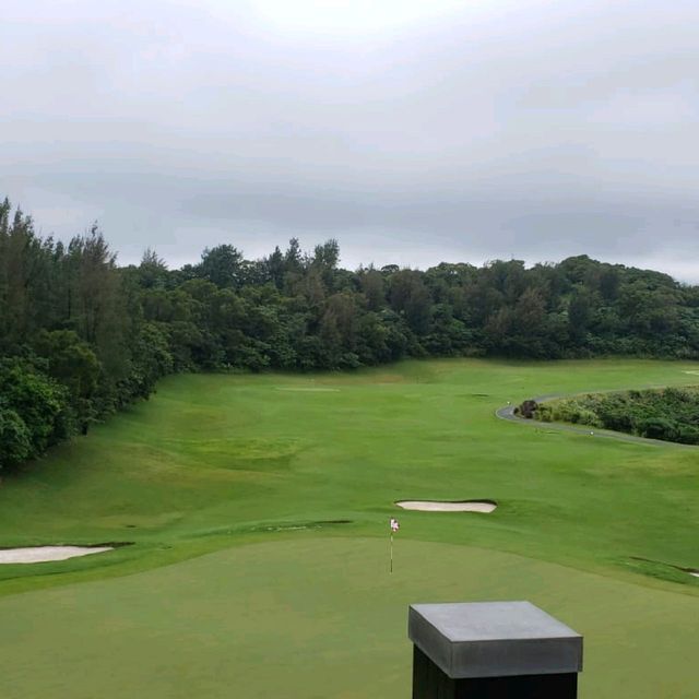 突然雨停，山海碧黛，美不勝收！