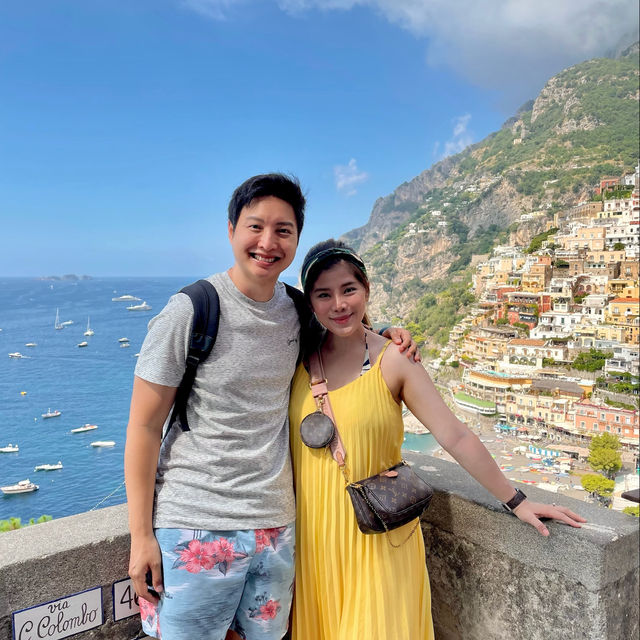 Gorgeous views of the coast in Positano