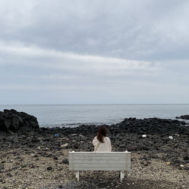 韓国/チェジュ島  目の前はオーシャンビュー人気のカフェ🌊♡