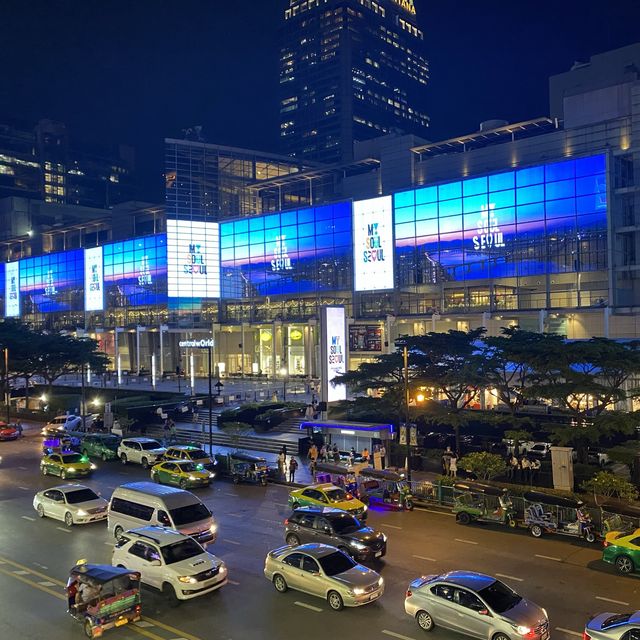 從Central World看曼谷繁華夜景