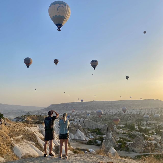 카파도키아에선 일출 시간보다 좀 더 일찍 기상하세요🙌🇹🇷