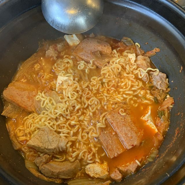송도 김치찌개 맛집, 백채김치찌개