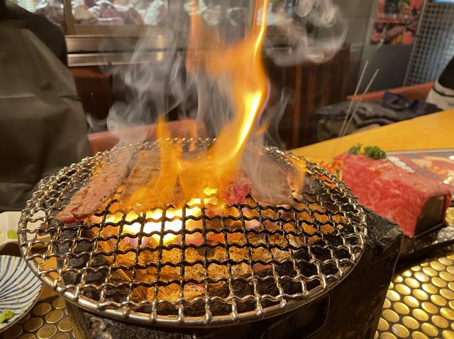 赤坂　肉兵衛本店にて松坂牛の肉ケーキでサプライズ🎁✨