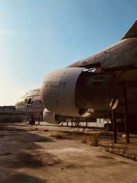Abandoned Boeing 747-100 in Shanghai 