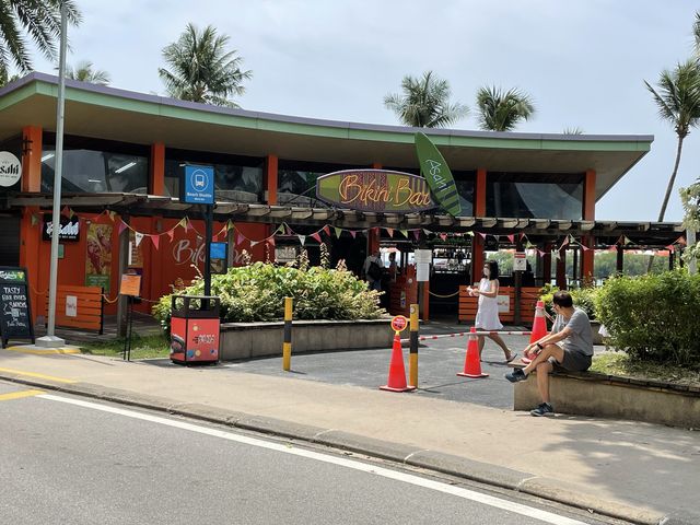 Getting around the beaches on Sentosa Island